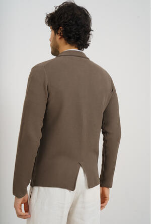 Knitted jacket with workmanship MAIN - Ferrante | img vers.300x/