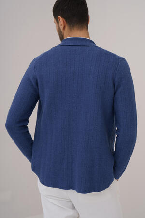 Giacca spinata in misto lino ROYAL RED - Ferrante | img vers.300x/