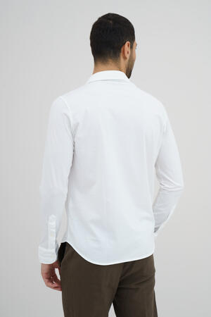 Garment-dyed ultralight jersey shirt ROYAL RED - Ferrante | img vers.300x/