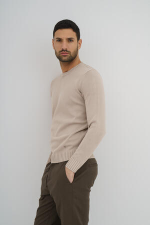 Girocollo in cotone tinto in capo ESSENTIAL - Ferrante | img vers.300x/