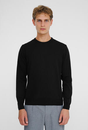 Worsted wool crew-neck ESSENTIAL - Ferrante | img vers.300x/