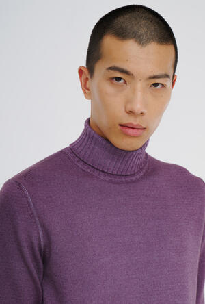 Garment-dyed wool turtleneck ESSENTIAL - Ferrante | img vers.300x/
