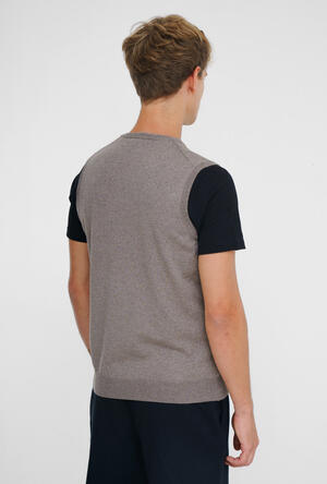 Gilet bottoni in lana pettinata ESSENTIAL - Ferrante | img vers.300x/