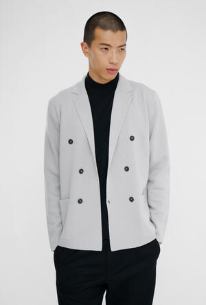 Double-breasted knitted jacket MAIN - Ferrante | img vers.300x/