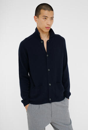 Saddle-sleeve shirt jacket ROYAL RED - Ferrante | img vers.300x/