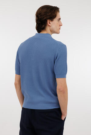 Polo mezza manica tinta in puro cotone MAIN - Ferrante | img vers.300x/