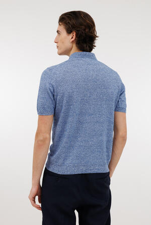 Polo in misto lino ROYAL RED - Ferrante | img vers.300x/