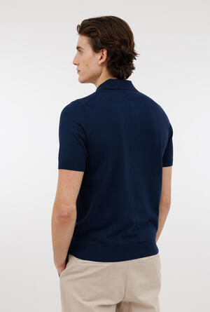 Polo tinta in puro cotone ESSENTIAL - Ferrante | img vers.300x/