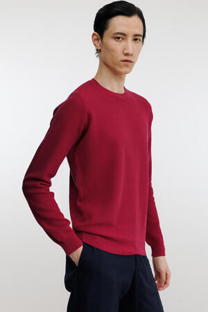 Girocollo in puro cotone delavè ESSENTIAL - Ferrante | img vers.300x/