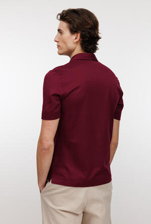 Polo in jersey senza bottoni ROYAL RED - Ferrante | img vers.300x/