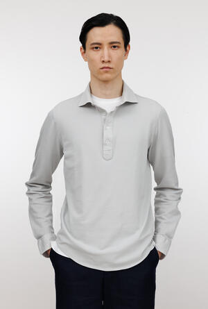 Polo tinta delavè ROYAL RED - Ferrante | img vers.300x/