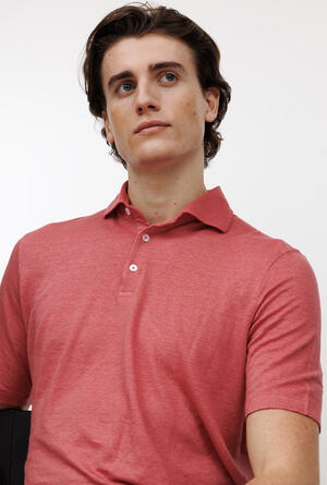 Polo jersey tinta ROYAL RED - Ferrante | img vers.300x/