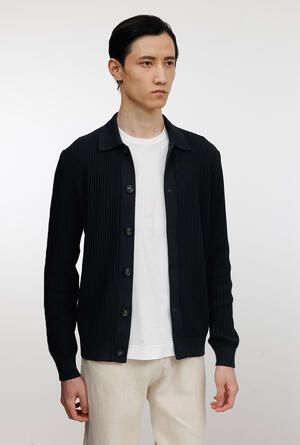 Giacca camicia tinta in puro cotone MAIN - Ferrante | img vers.300x/