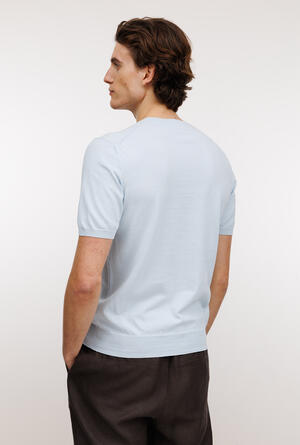 Girocollo mezza manica in puro cotone ESSENTIAL - Ferrante | img vers.300x/