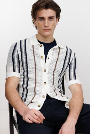 Camicia mezza manica in puro cotone MAIN - Ferrante | img vers.300x/