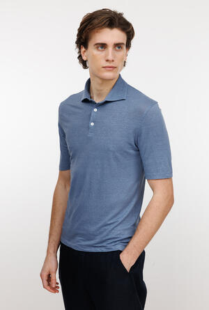 Polo jersey tinta ROYAL RED - Ferrante | img vers.300x/