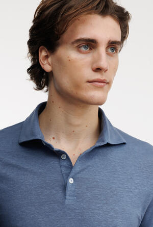 Polo jersey tinta ROYAL RED - Ferrante | img vers.300x/