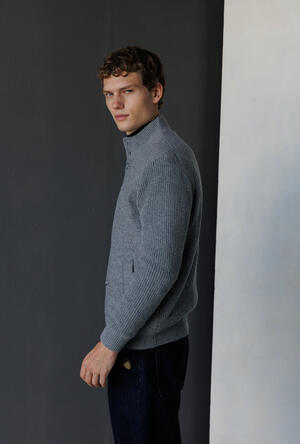 Padded knitted jacket MAIN - Ferrante | img vers.300x/