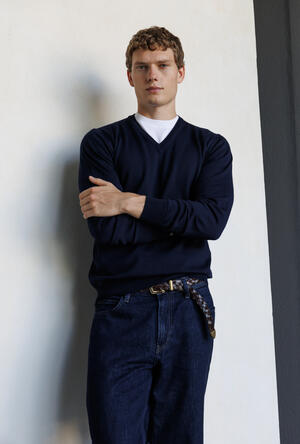 Pullover in lana pettinata ESSENTIAL - Ferrante | img vers.300x/