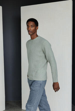 Girocollo bouclè in misto cashmere ROYAL RED - Ferrante | img vers.300x/