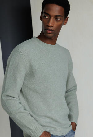 Girocollo bouclè in misto cashmere ROYAL RED - Ferrante | img vers.300x/