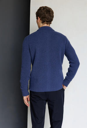Giacca camicia in lana e cashmere ROYAL RED - Ferrante | img vers.300x/