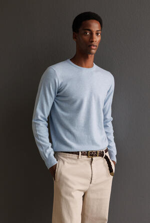 Girocollo in puro cashmere ROYAL RED - Ferrante | img vers.300x/