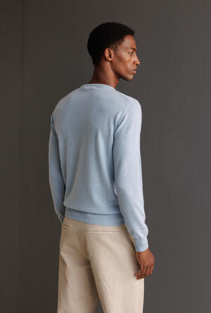 Girocollo in puro cashmere ROYAL RED - Ferrante | img vers.300x/