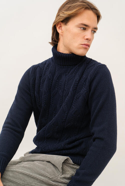 Ciclista con lavorazione Blu Navy