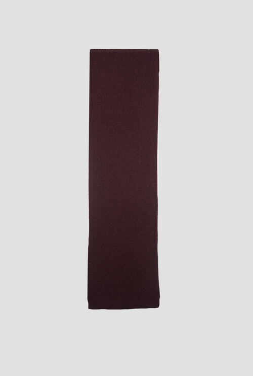 Pure cashmere scarf Bordeaux