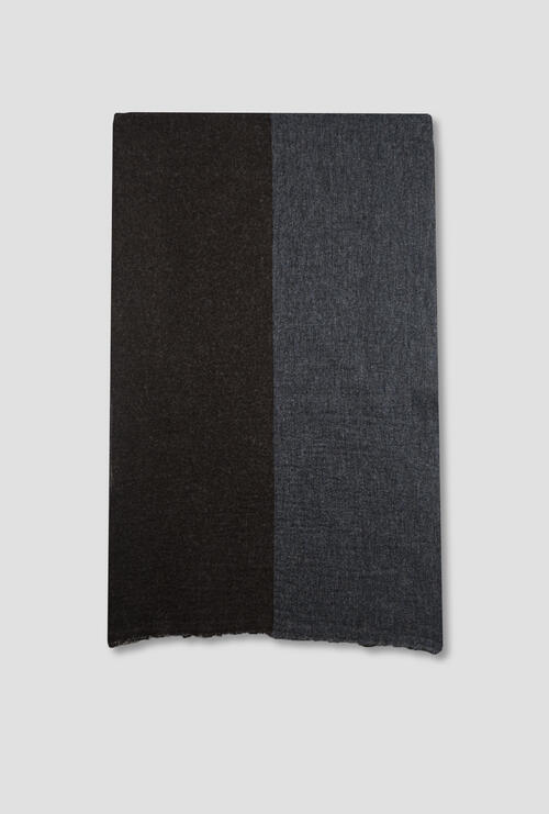 Two-tone stole Grigio