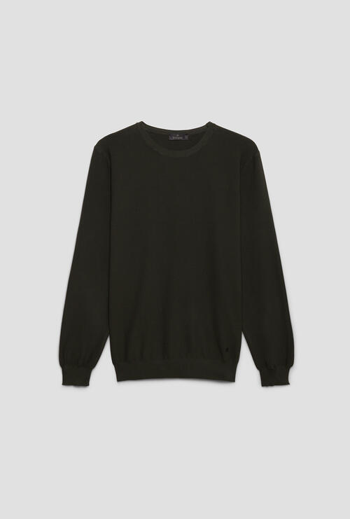 Maglia leggera punto piquet Verde oliva