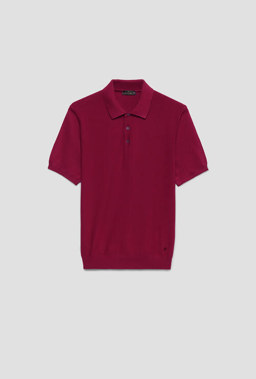 Polo punto piquet Magenta