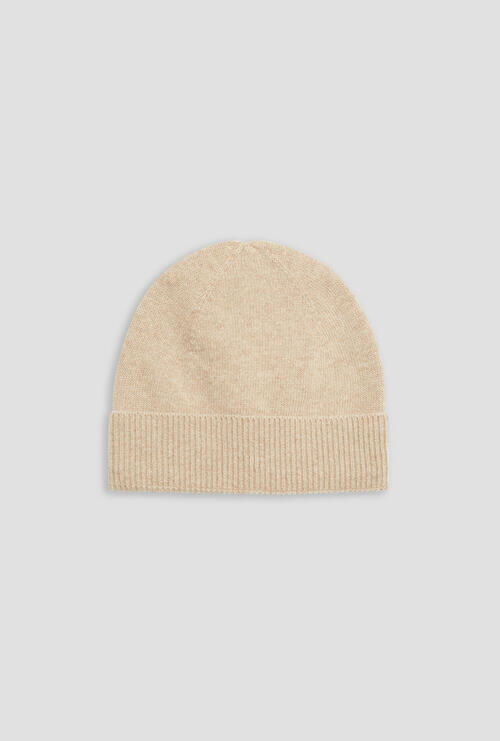 Wool and cashmere hat Taupe