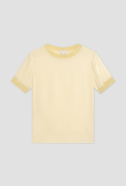 Girocollo mezza manica Giallo