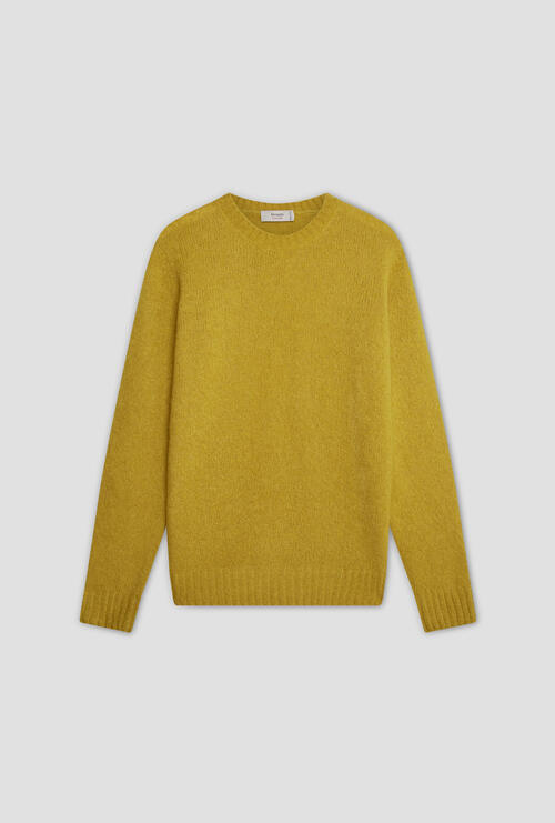 Girocollo in cashmere Malfilè Giallo