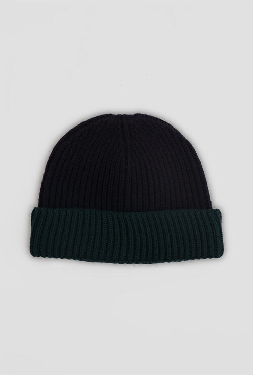 Cappello bicolore Dark green