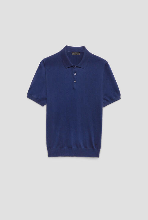 Polo in cotone Blu
