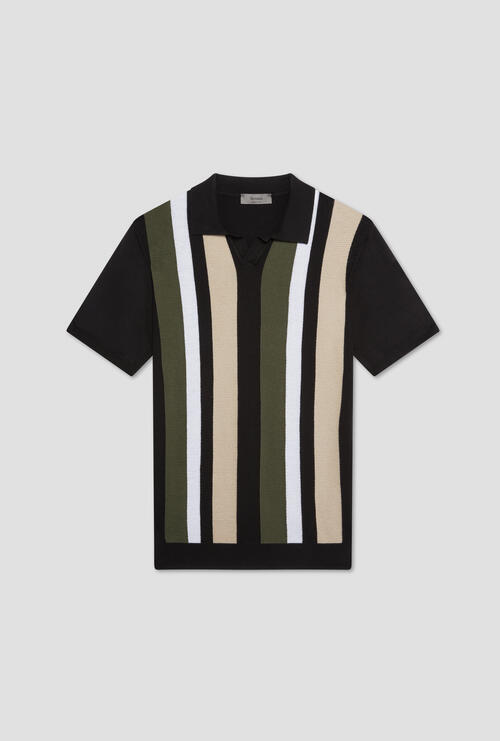Polo Intarsio Nero
