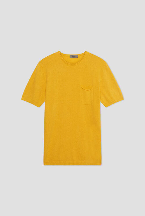 T-shirt bouclè Giallo melone