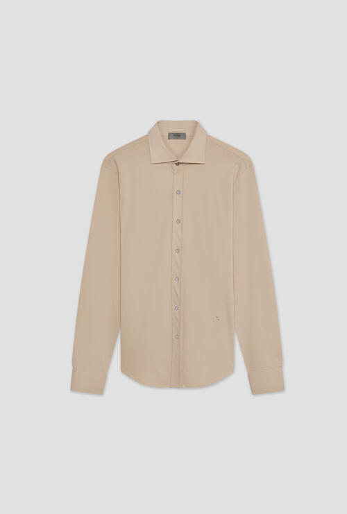 Camicia in piquet elastico Beije