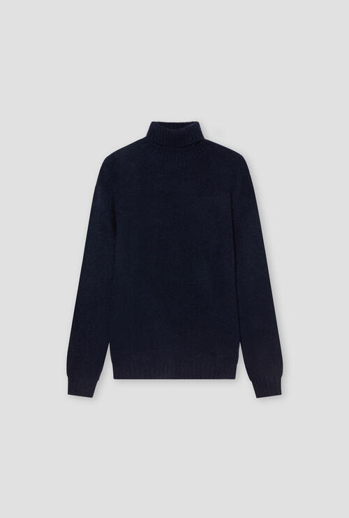 Malfil&eacute; cashmere turtleneck Navy Blue