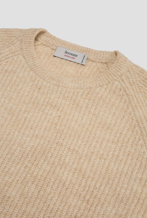 Girocollo raglan in maglia inglese Beije