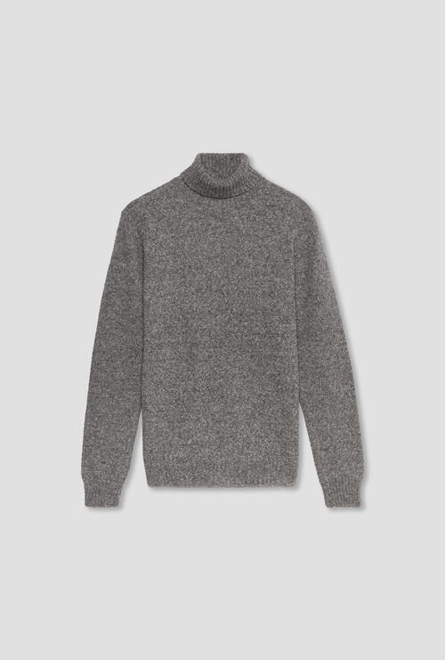 Alpaca turtleneck Grigio