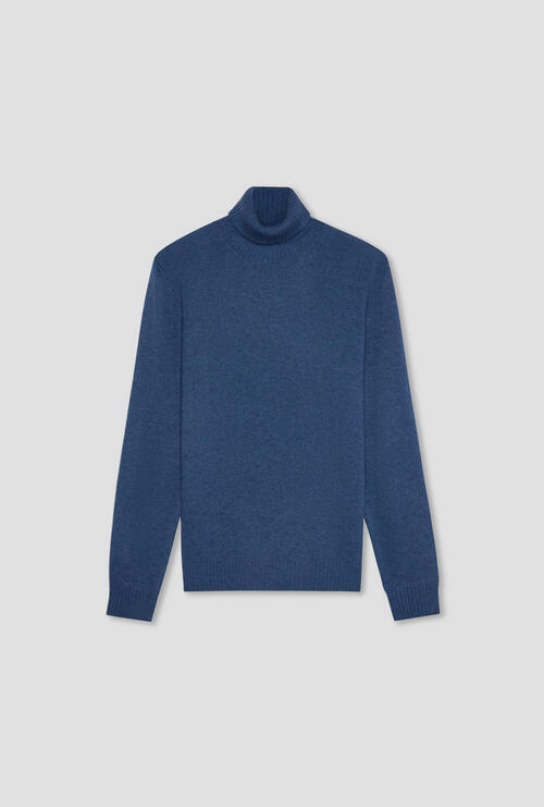Dolcevita in puro cashmere Blue jeans