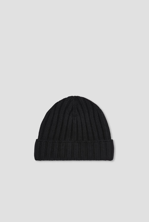 Cappello a coste Nero