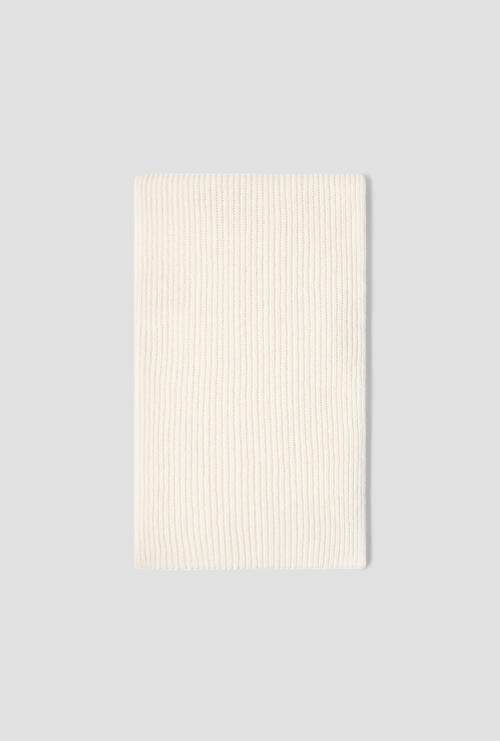 Wool and cashmere scarf Cream