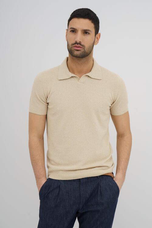 Polo bouclè Beije