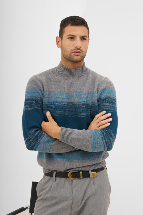 Degradè knit Cerulean