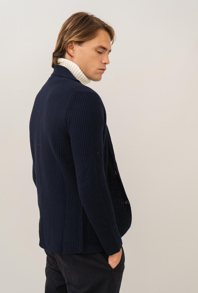 Giacca in maglia inglese a due fili MAIN - Ferrante | img vers.1300x/